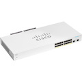 Cisco Business 220 CBS220-16P-2G 16 Ports Manageable Ethernet Switch - Gigabit Ethernet - 10/100/1000Base-T, 1000Base-X