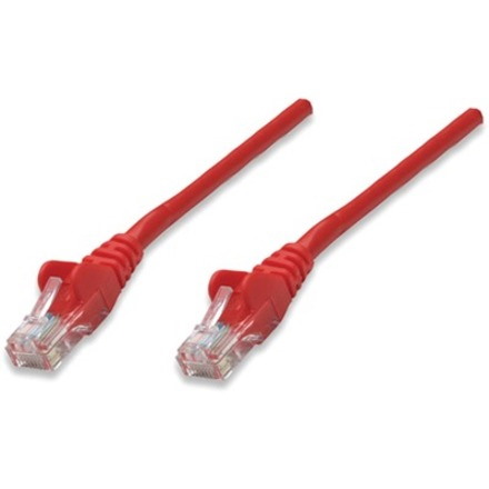 Network Patch Cable, Cat5e, 20m, Red, CCA, U/UTP, PVC, RJ45, Gold Plated Contacts, Snagless, Booted, Lifetime Warranty, Polybag