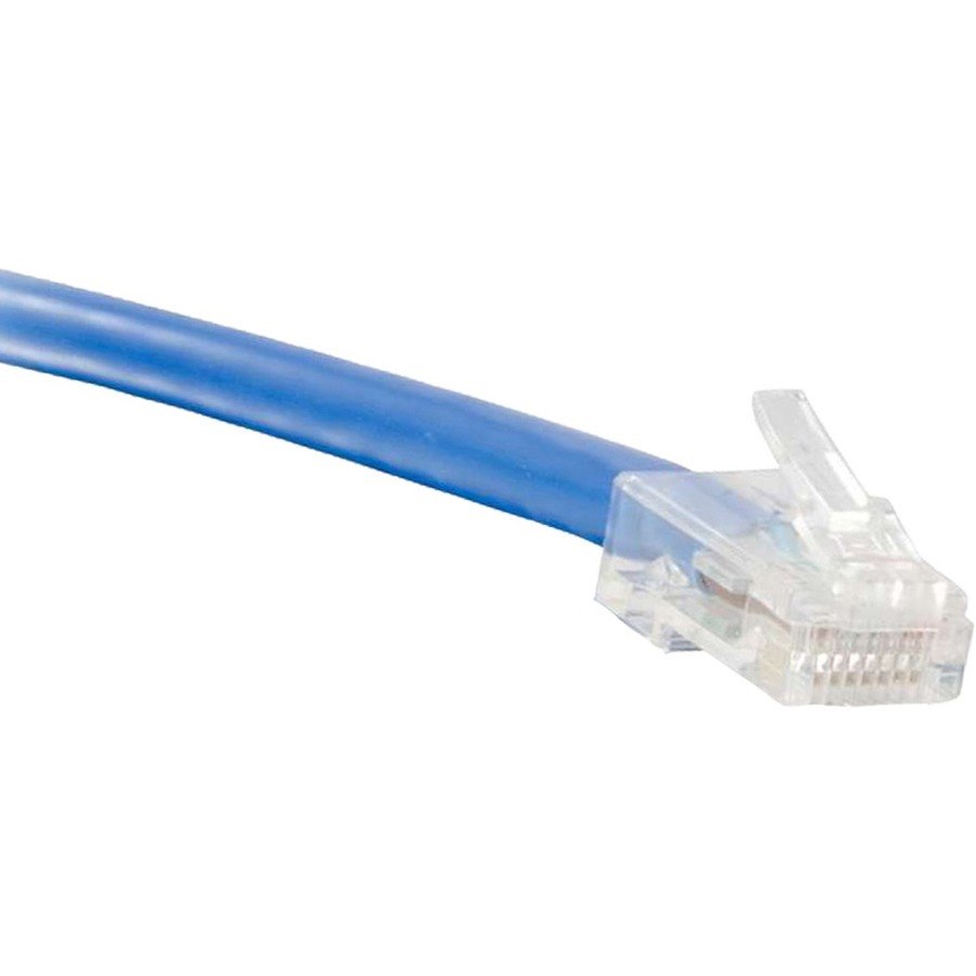 ENET Cat6 Blue 2 Foot Non-Booted (No Boot) (UTP) High-Quality Network Patch Cable RJ45 to RJ45 - 2Ft