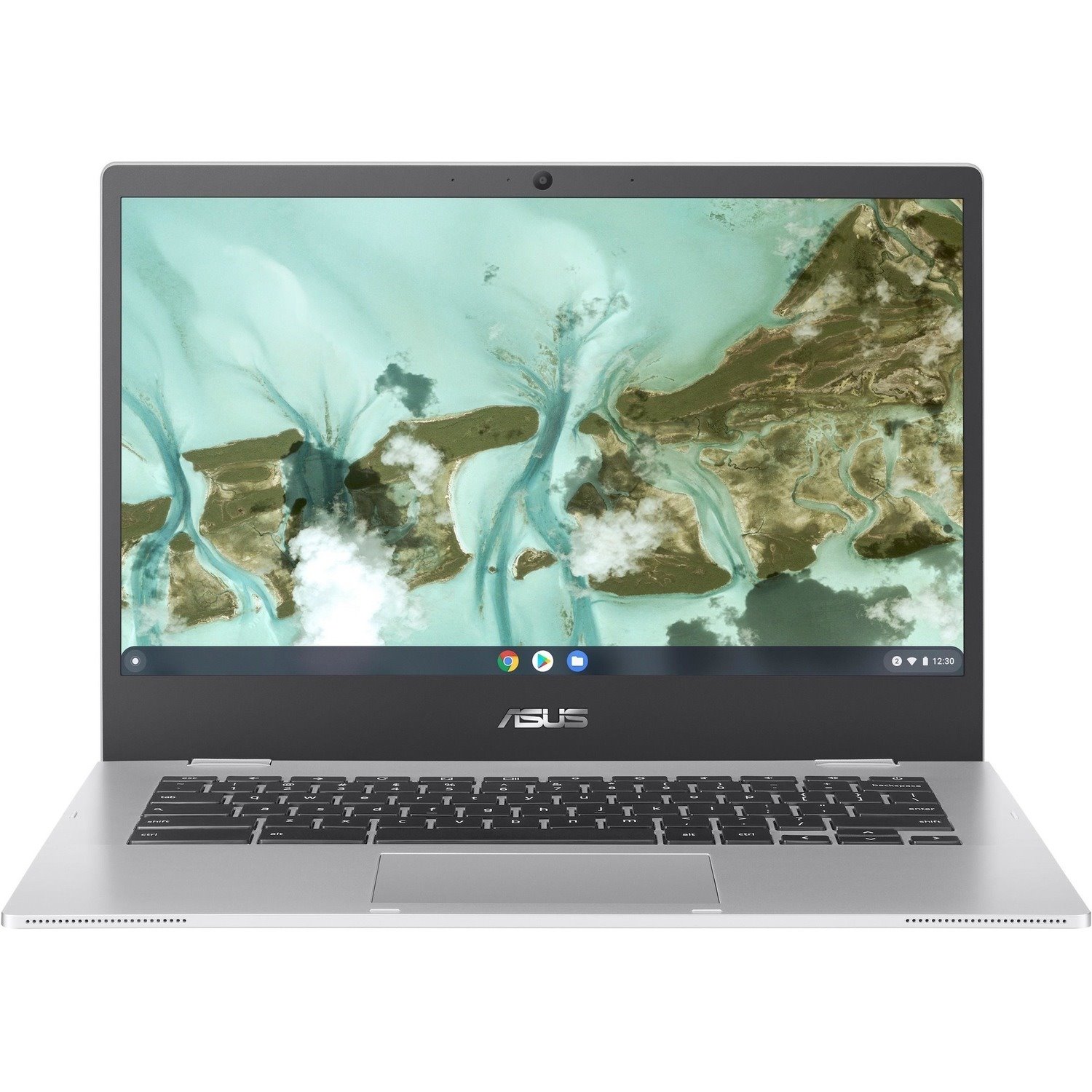 Asus Chromebook CX1 CX1400 CX1400CKA-DB44 14" Chromebook - HD - Intel Celeron N4500 - 4 GB - 64 GB Flash Memory - Transparent Silver