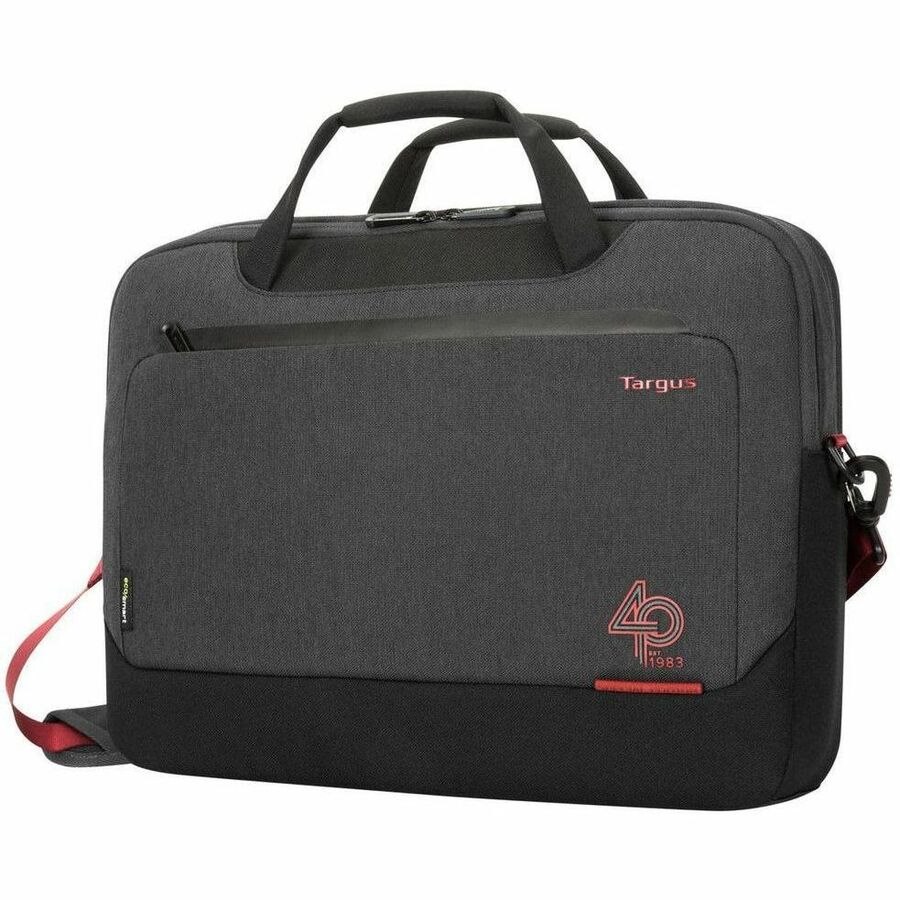 Targus Cypress EcoSmart TBT93904GL Carrying Case (Briefcase) for 15" to 15.6" Notebook, Workstation, ID Card, Cell Phone, Luggage - Gray