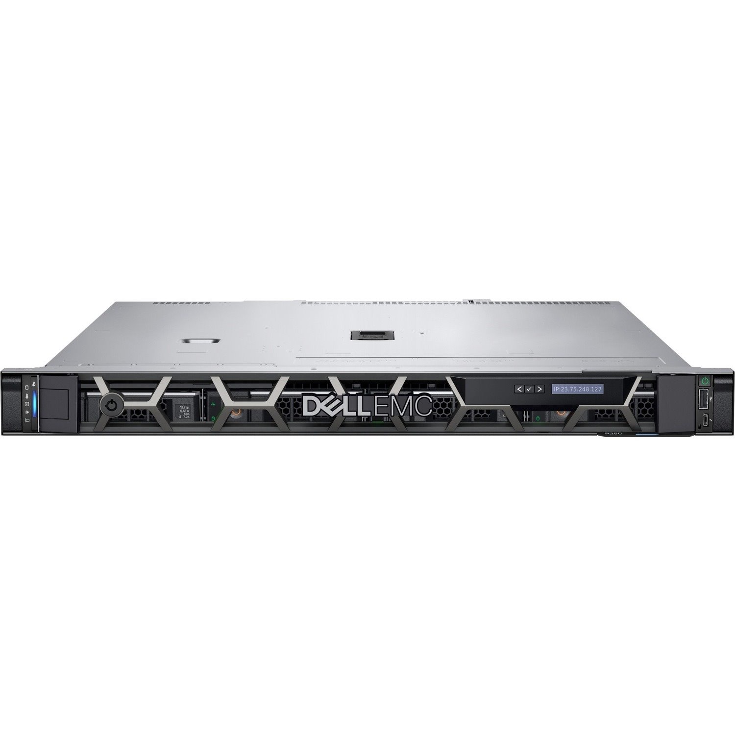 Dell EMC PowerEdge R250 1U Rack Server - 1 x Intel Xeon E-2334 3.40 GHz - 16 GB RAM - 2 TB HDD - (1 x 2TB) HDD Configuration - 12Gb/s SAS Controller