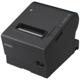Epson OmniLink TM-T88VII Desktop Direct Thermal Printer - Monochrome - Receipt Print - Ethernet - USB - Yes - Near Field Communication (NFC) - With Cutter - Black