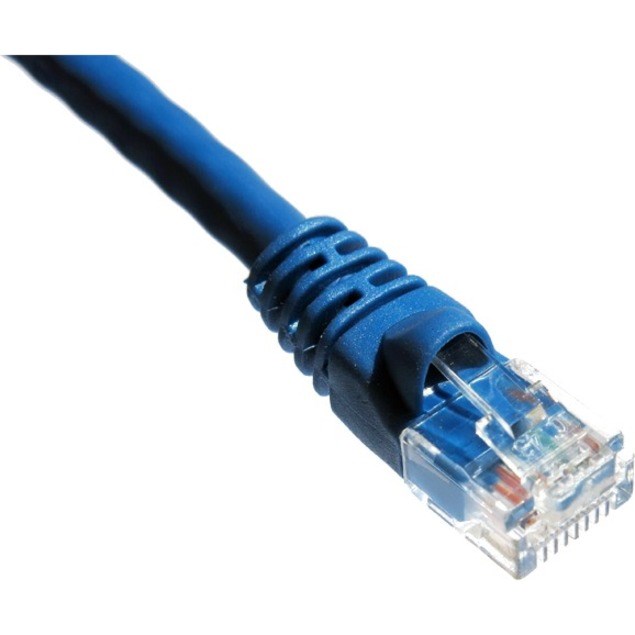Axiom 1FT CAT6A 650mhz Patch Cable Molded Boot (Blue) - TAA Compliant