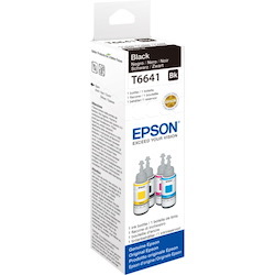 Epson T6641 Ink Refill Kit - Black - Inkjet