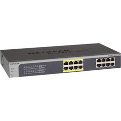 Netgear ProSafe JGS516PE 16 Ports Ethernet Switch - 10/100/1000Base-T