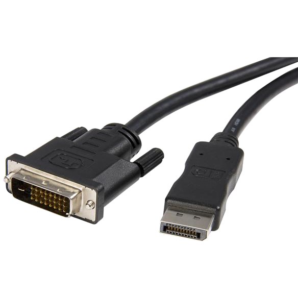 StarTech.com 1.8m DisplayPort to DVI Cable, DisplayPort to DVI Adapter Cable, DP to DVI-D Converter, Replaced by DP2DVI2MM6