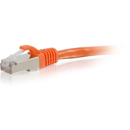 C2G-10ft Cat6 Snagless Shielded (STP) Network Patch Cable - Orange