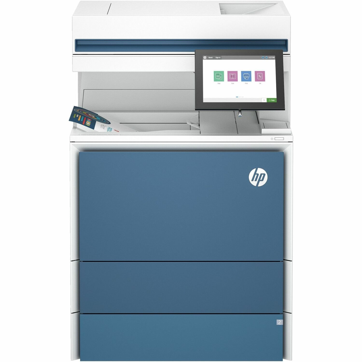 HP LaserJet Enterprise X677dn Wired Laser Multifunction Printer - Colour