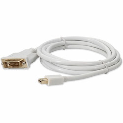6ft (2m) Mini-DisplayPort Male to DVI-D Male Adapter Cable White