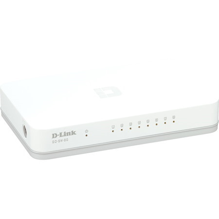 D-Link GO-SW-8G 8-Port Gigabit Unmanaged Desktop Switch