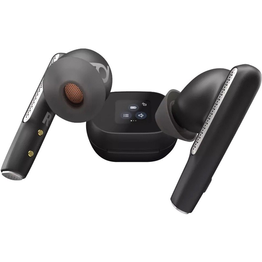Plantronics Voyager Free 60 UC True Wireless Earbud Stereo, Mono Earset - Carbon Black