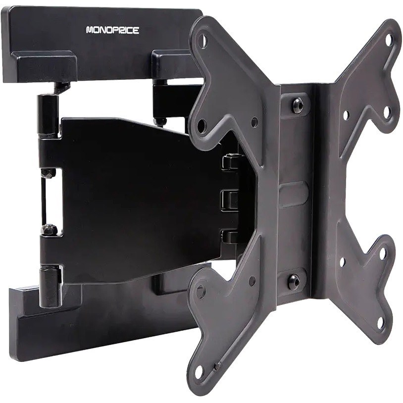 Monoprice SlimSelect 8678 Mounting Bracket for Flat Panel Display, LCD Display, LED Display, Plasma Display, TV - Black