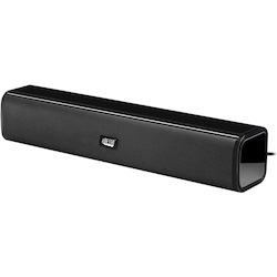 Adesso Xtream S5 2.0 Portable Sound Bar Speaker - 10 W RMS - Black
