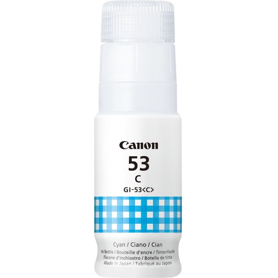 Canon GI-53C Refill Ink Bottle - Cyan - Inkjet