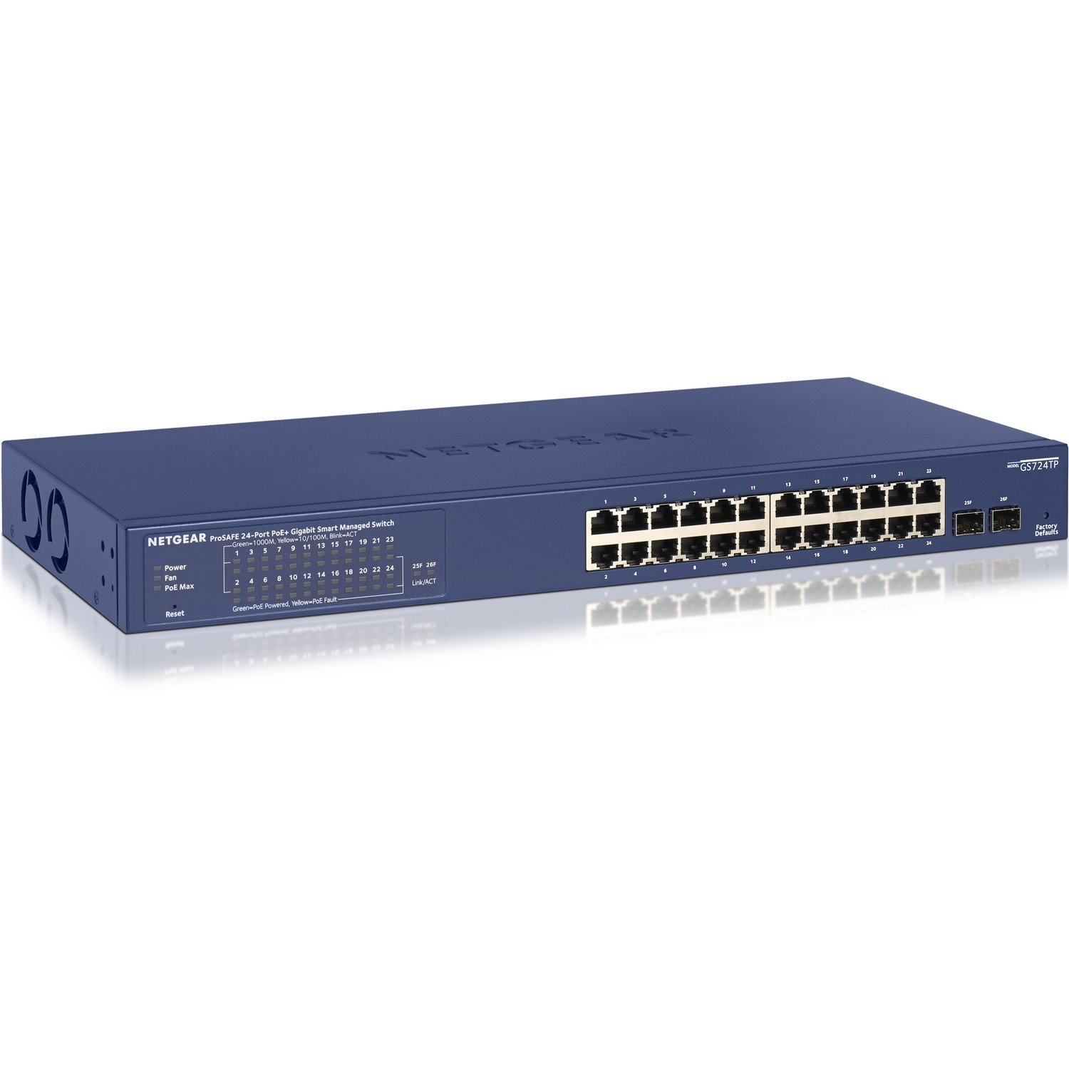 Netgear GS724TPv2 24 Ports Manageable Ethernet Switch