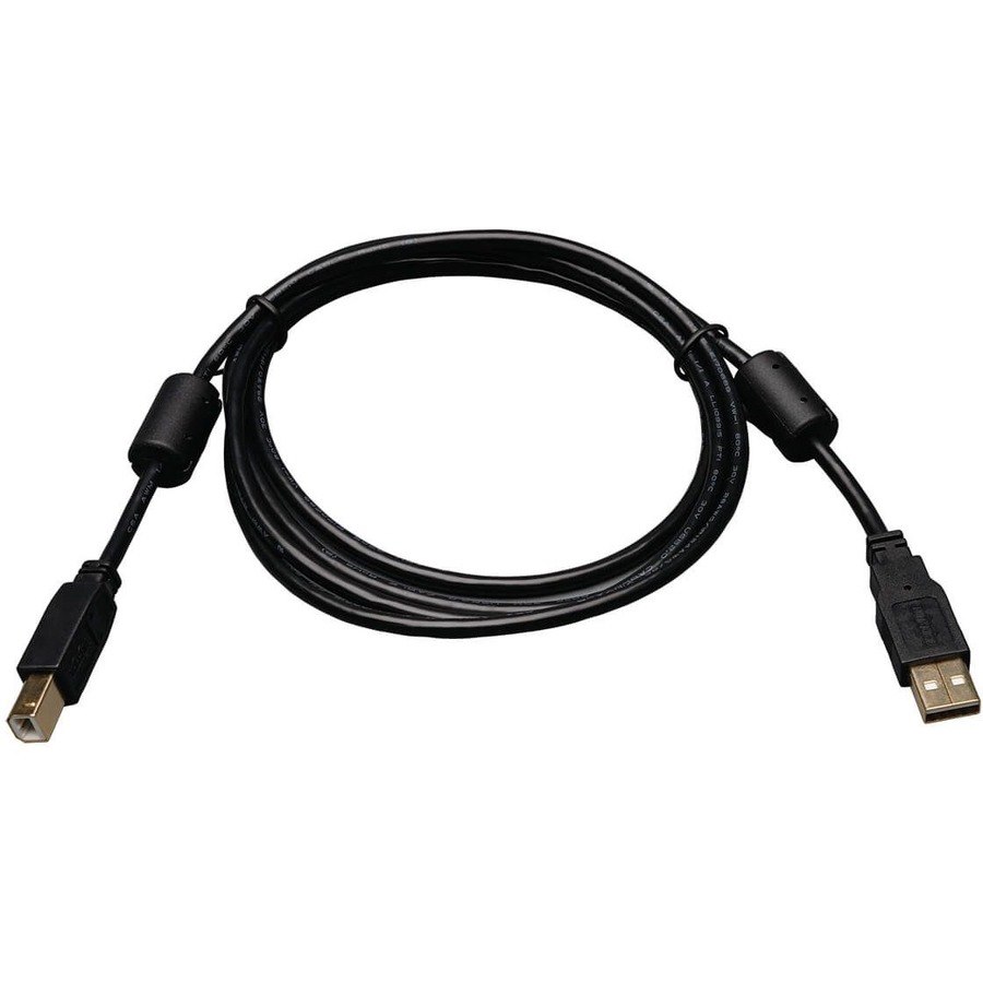 Eaton Tripp Lite Series USB 2.0 A to B Cable with Ferrite Chokes (M/M), 3 ft. (0.91 m)