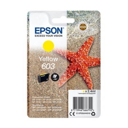 Epson 603 Original Inkjet Ink Cartridge - Single Pack - Yellow - 1 Pack