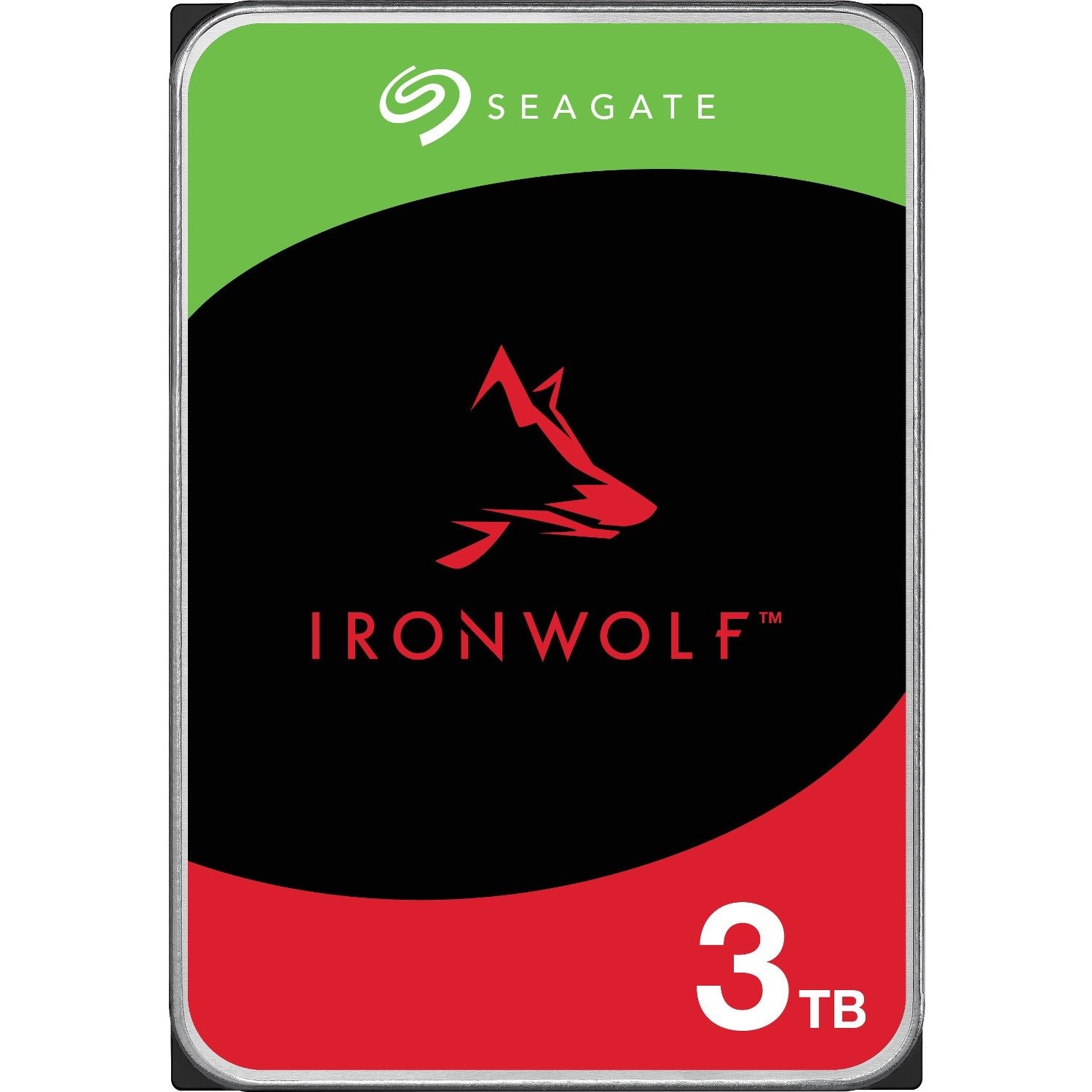 Seagate IronWolf ST3000VN006 3 TB Hard Drive - 3.5" Internal - SATA (SATA/600) - Conventional Magnetic Recording (CMR) Method
