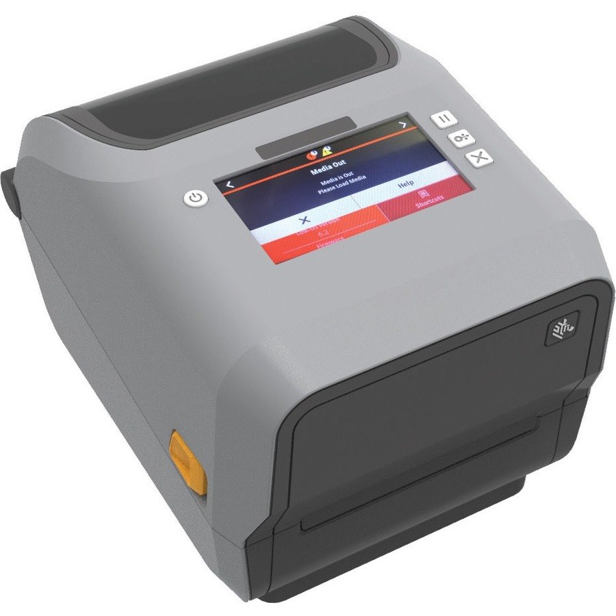 Zebra ZD621R Desktop Thermal Transfer Printer - Monochrome - Label/Receipt Print - USB - USB Host - Serial - Bluetooth - Wireless LAN - RFID - EU, UK