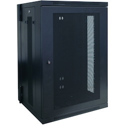 Tripp Lite by Eaton SmartRack 18U Low-Profile Switch-Depth Wall-Mount Rack Enclosure Cabinet, Hinged Back