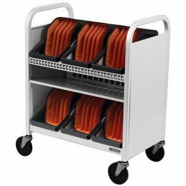 Bretford CUBE Transport Cart with Caddies - TVCT30CAD