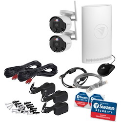 Swann 4 Channel Night Vision Wired, Wireless Video Surveillance System 1 TB HDD