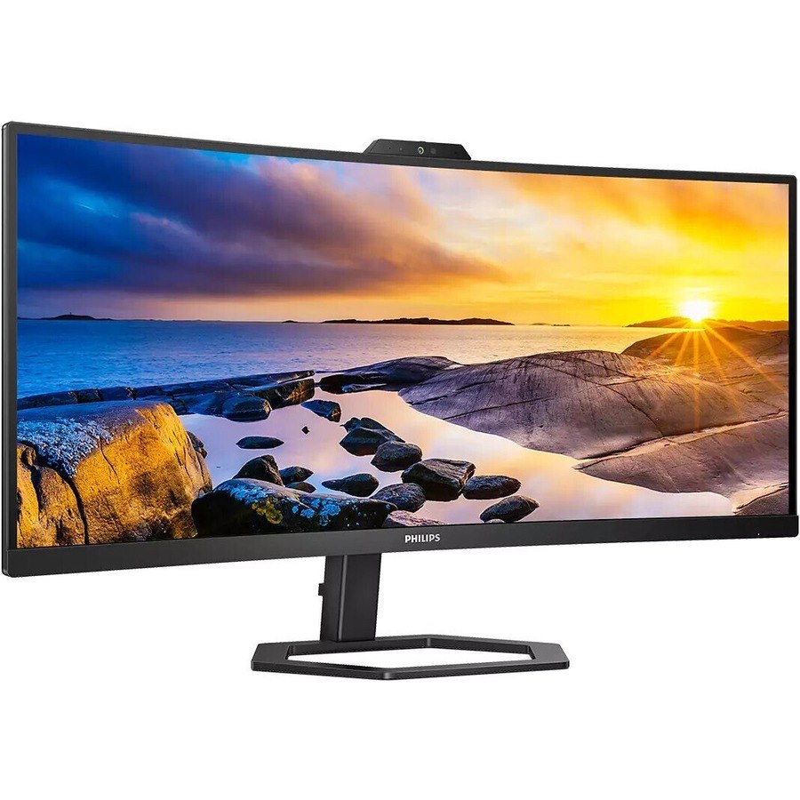 Philips 34E1C5600HE 86.4 cm (34") WQHD Curved Screen WLED LCD Monitor - 21:9 - Structured Black