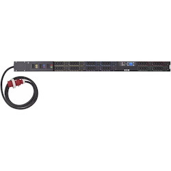 Eaton fuse disconnect rack PDU, 0U, 309-532P6W input, 17.3 kW max, 230/400V, 24A, 10 ft cord, Three-phase, TAA compliant, Outlets: (48) C13 Outlet grip, (12) C19 Outlet grip