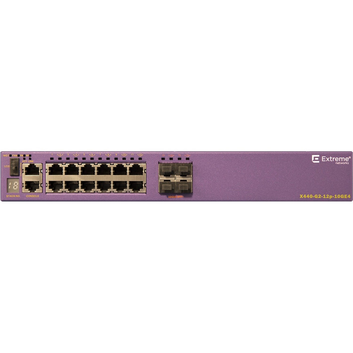 Extreme Networks X440-G2-12p-10GE4 Ethernet Switch
