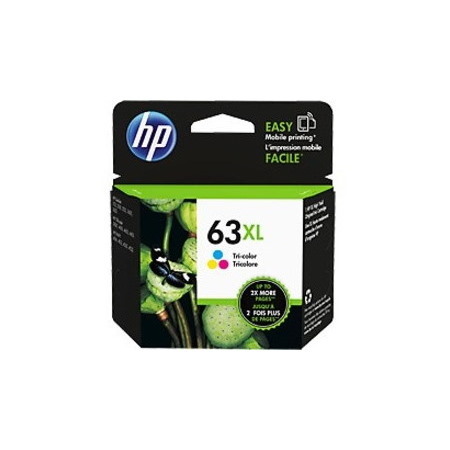 HP 63XL Original High Yield Inkjet Ink Cartridge - Tri-colour Pack