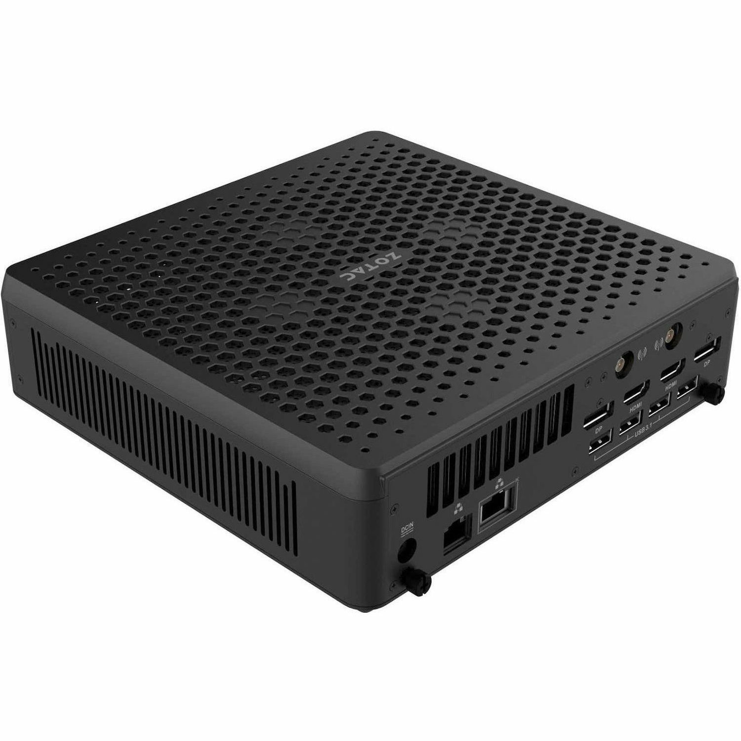 Zotac MAGNUS EN153060C Gaming Desktop Computer - Intel Core i5 11th Gen i5-11400H Hexa-core (6 Core) 2.70 GHz - 4 GB RAM DDR4 SDRAM - 120 GB SSD - Mini PC