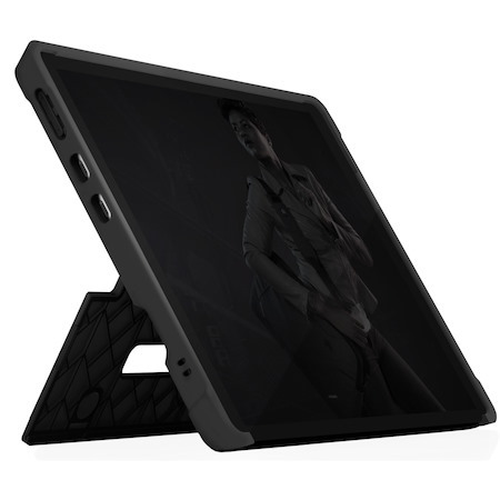 STM Goods Dux Shell Case for Microsoft Surface Pro X Tablet - Black, Transparent