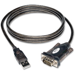 Tripp Lite by Eaton USB-A to RS-232 (DB9) Serial Adapter Cable (M/M) 5 ft. (1.5 m)