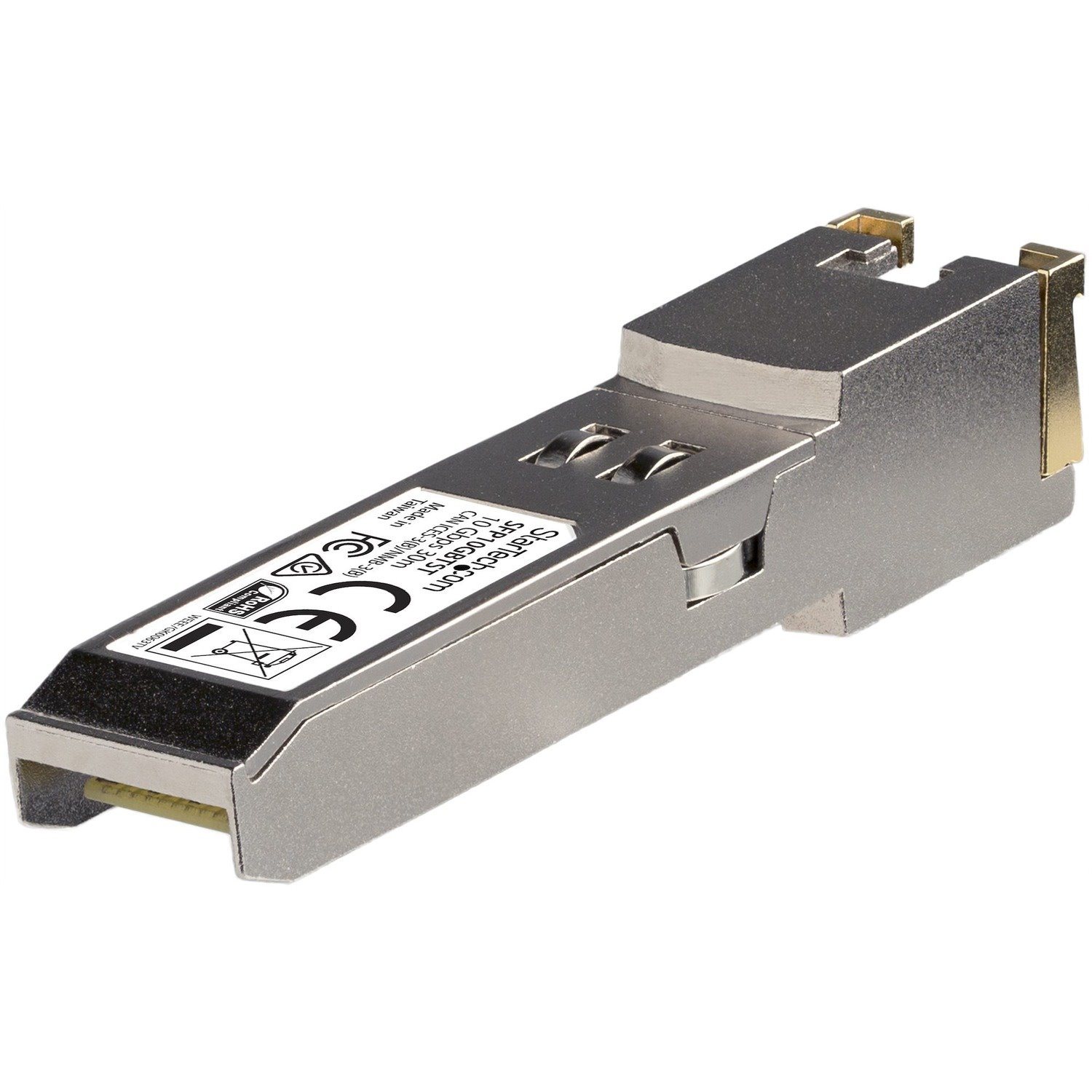 StarTech.com MSA Uncoded SFP+ Module - 10GBASE-T - 10GE Gigabit Ethernet SFP+ SFP to RJ45 Cat6/Cat5e Transceiver Module - 30m