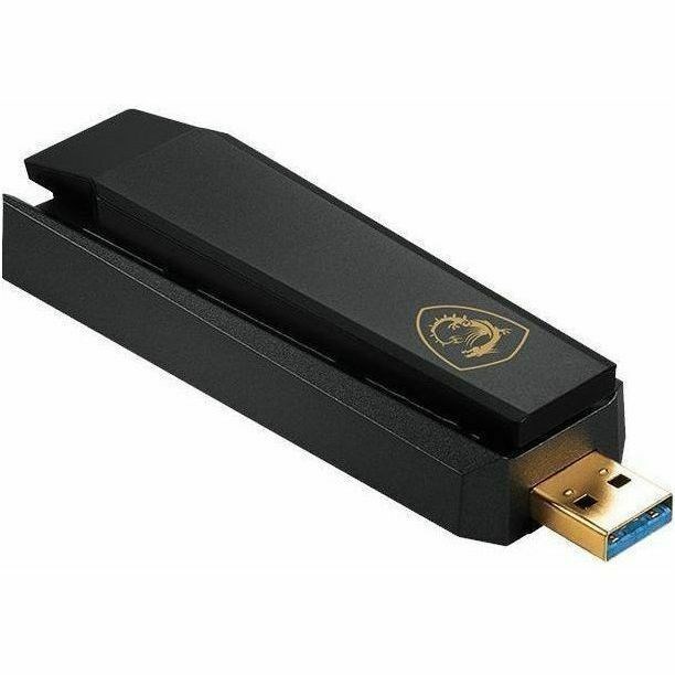 MSI AXE5400 IEEE 802.11 a/b/g/n/ac/ax Tri Band Wi-Fi Adapter for Computer/Notebook