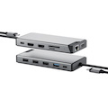 Alogic DV3 USB Type A, USB Type C Docking Station for Notebook - SD - 100 W - Space Gray