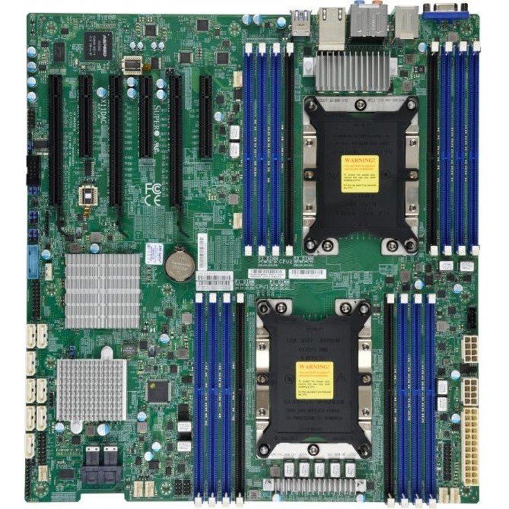 Supermicro X11DAC Workstation Motherboard - Intel C621 Chipset - Socket P LGA-3647 - Extended ATX