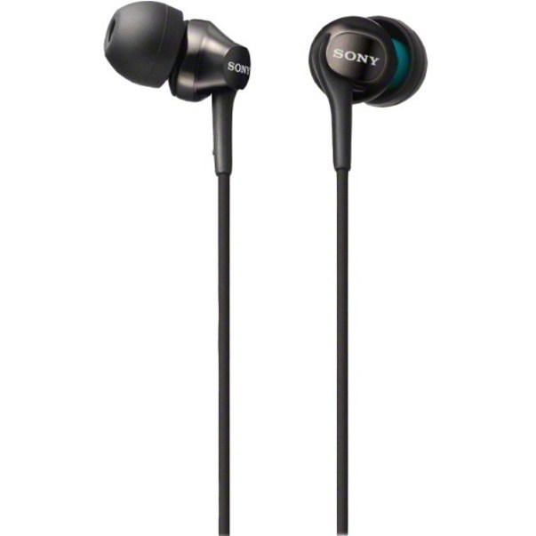 Sony Monitor MDREX15APB Wired Earbud Stereo Earset - Black