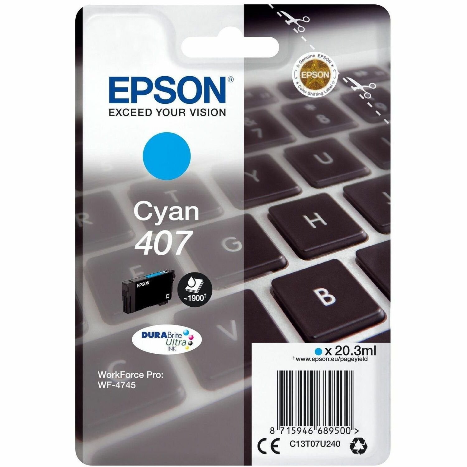 Epson Original Inkjet Ink Cartridge - Cyan Pack