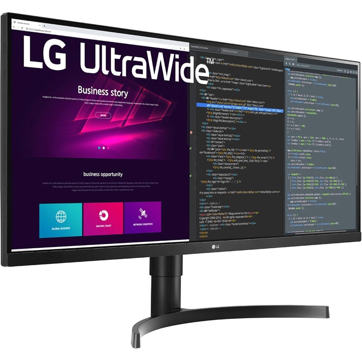 LG Ultrawide 34WN750 86.4 cm (34") UW-QHD LED Gaming LCD Monitor - 21:9 - Black