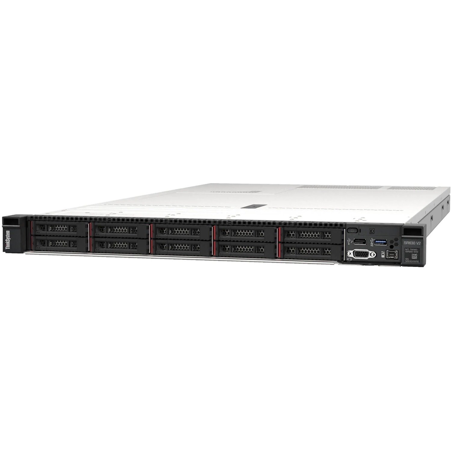 Lenovo ThinkSystem SR630 V2 7Z71A05GEA 1U Rack Server - 1 x Intel Xeon Silver 4309Y 2.80 GHz - 32 GB RAM - 12Gb/s SAS, Serial ATA/600 Controller