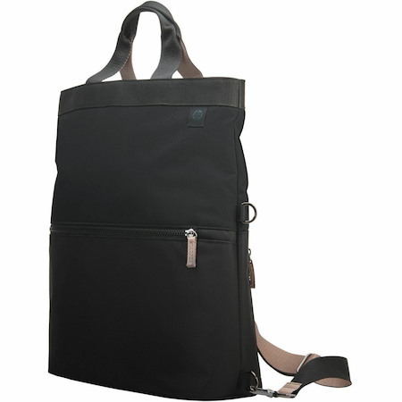 HP Carrying Case (Backpack/Tote) for 14" to 14.1" Notebook - Black, Taupe
