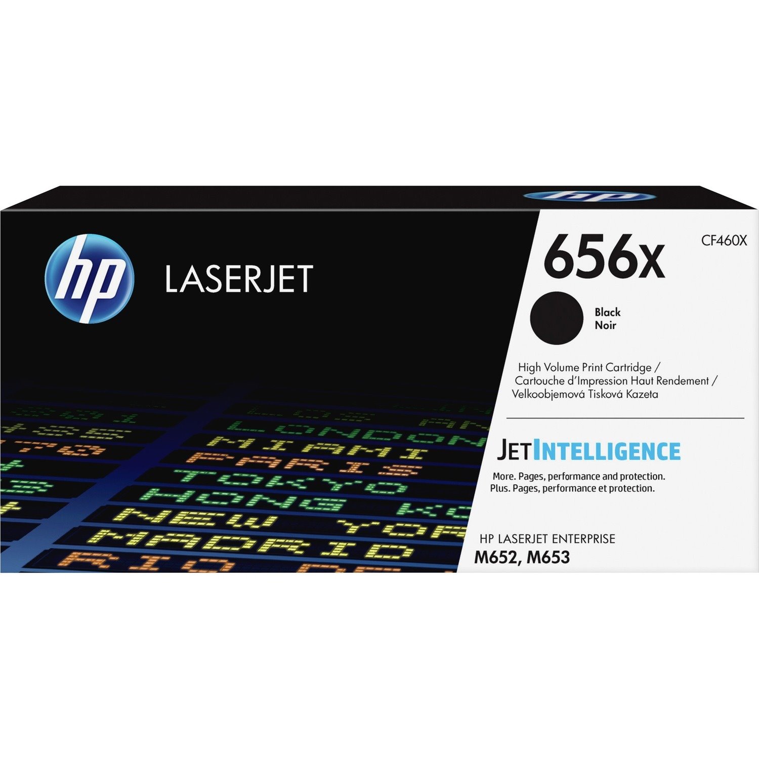 HP 656X Original High Yield Laser Toner Cartridge - Black - 1 / Pack