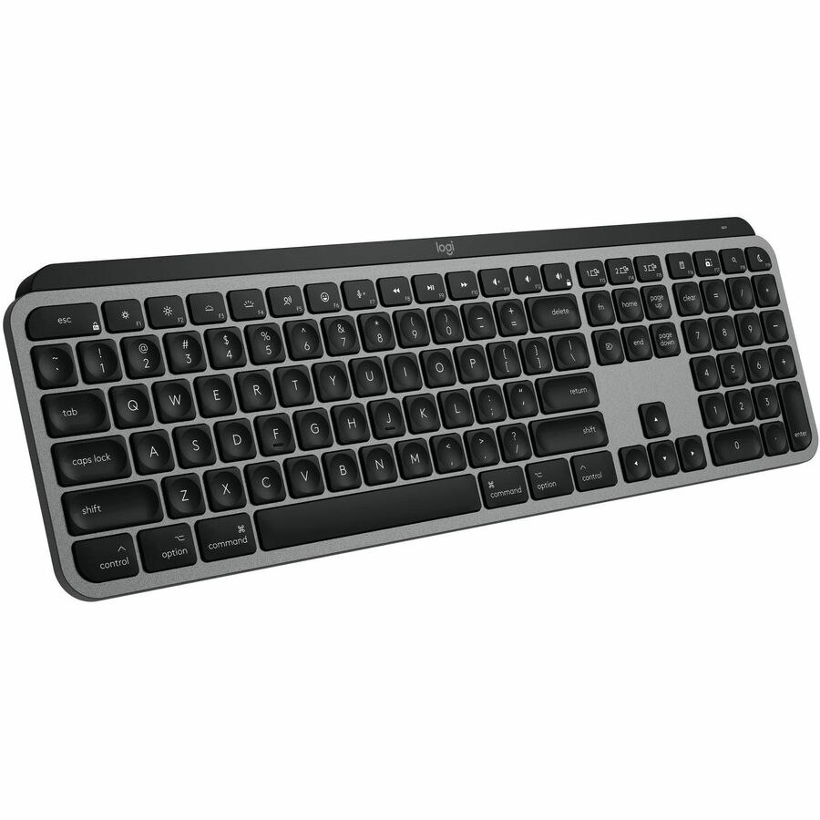 Logitech MX Keys S for Mac, Wireless Keyboard, Fluid, Precise Laptop-Like Typing, Programmable Keys, Backlit, Bluetooth USB C Rechargeable for MacBook Pro, Macbook Air, iMac, iPad (Space Grey)