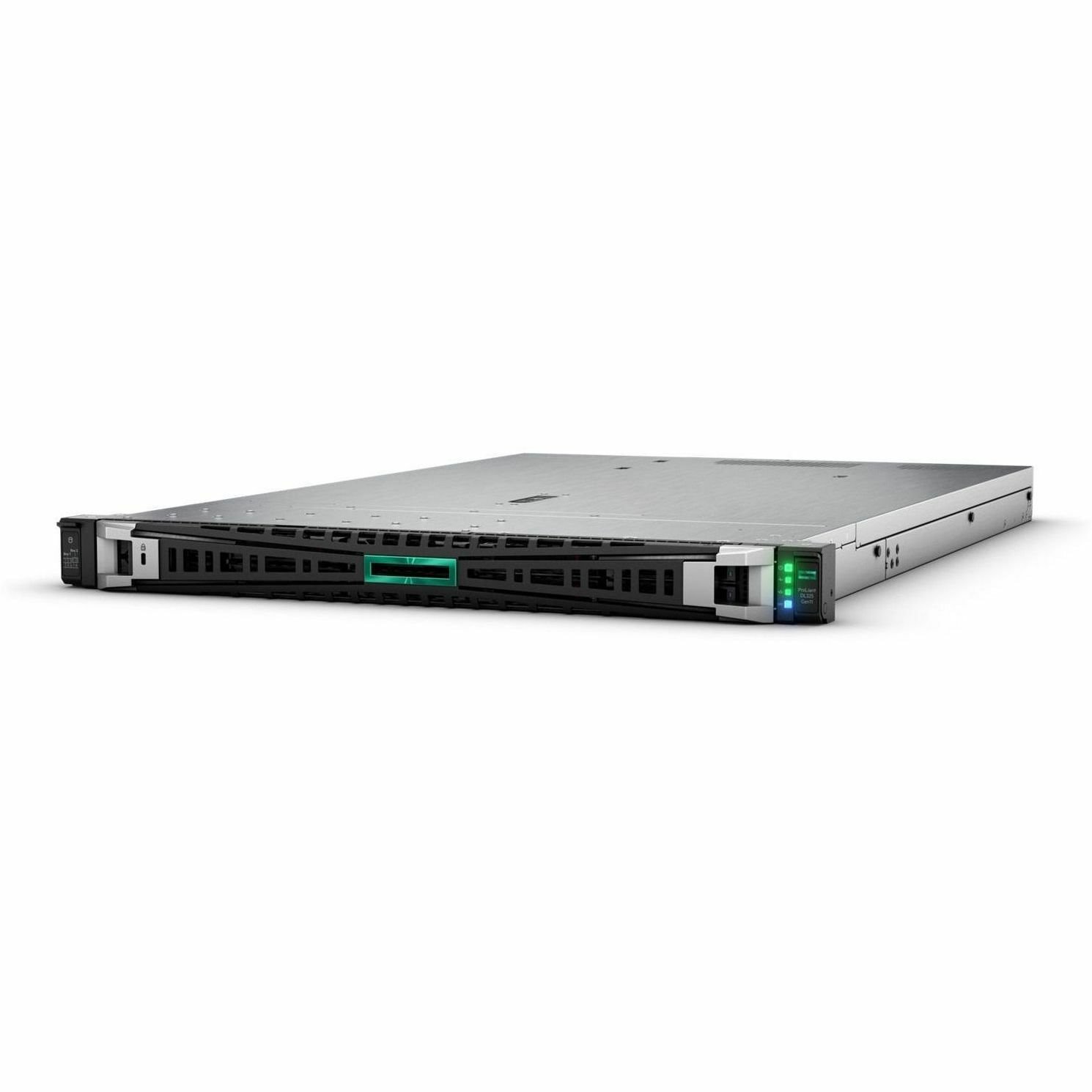 HPE ProLiant DL325 G11 1U Rack Server - 1 x AMD EPYC 9124 3 GHz - 64 GB RAM - 960 GB SSD - (2 x 480GB) SSD Configuration - 12Gb/s SAS Controller