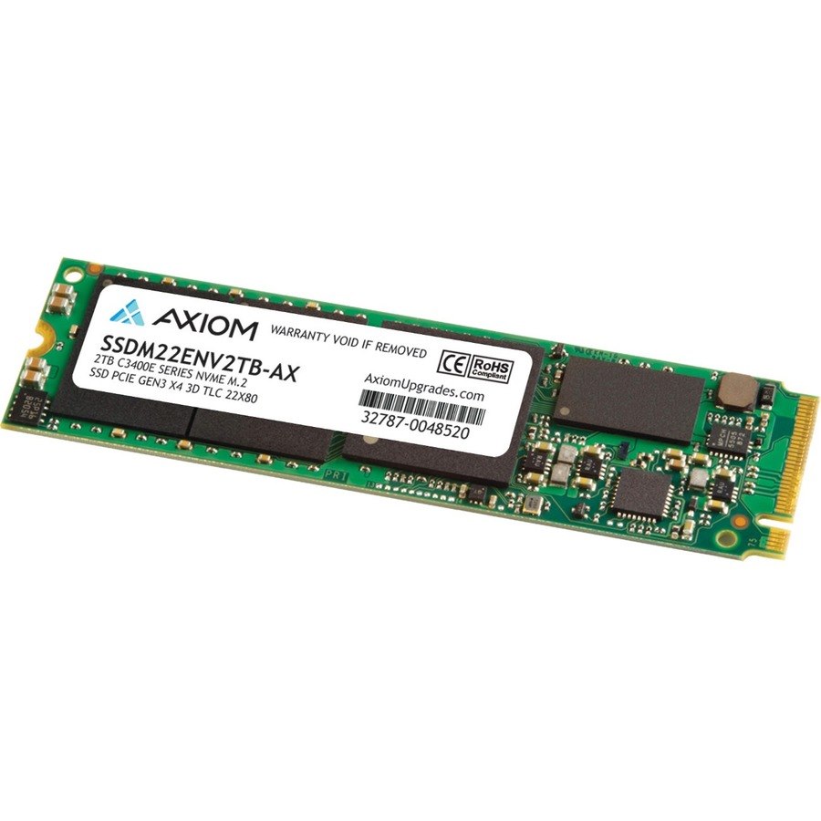 Axiom 2TB C3400e Series PCIe Gen3x4 NVMe M.2 TLC SSD - TAA Compliant