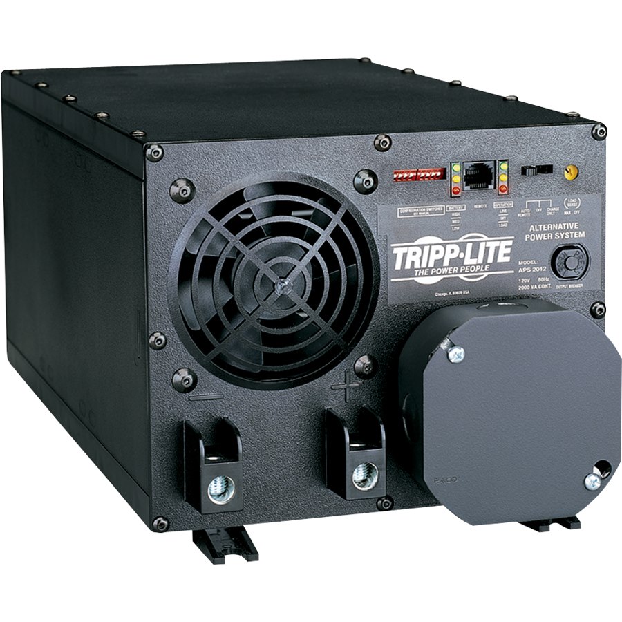 Tripp Lite by Eaton 2000W APS INT Series 12VDC 230V Inverter/Charger with Auto Transfer Switching, Hardwired