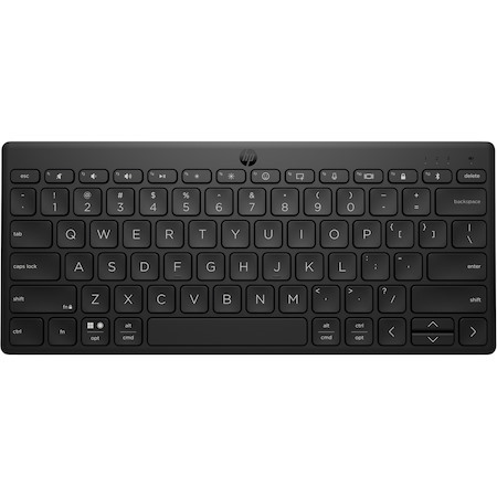 HP 350 Rugged Keyboard - Wireless Connectivity - Black
