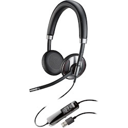 Plantronics Blackwire C725-M Wired Stereo Headset - Over-the-head - Supra-aural